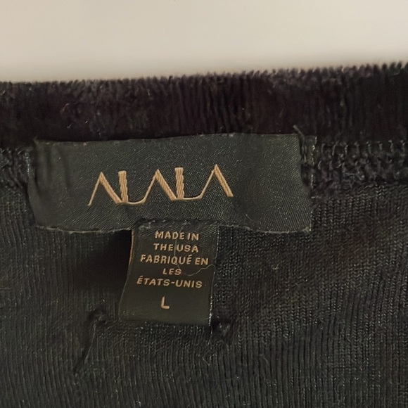 ALALA Champ Tee black velvet velour size L black - Picture 9 of 11